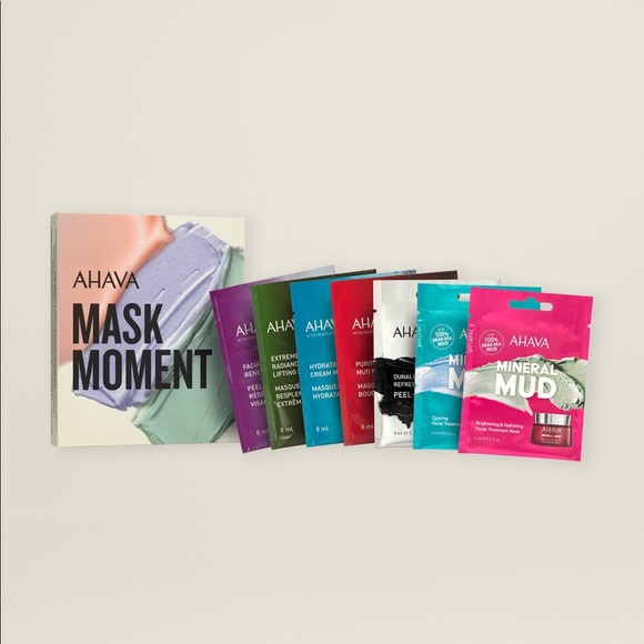 AHAVA FACIAL MASKS BUNDLE LOT (7pack) - Picture 2 of 3